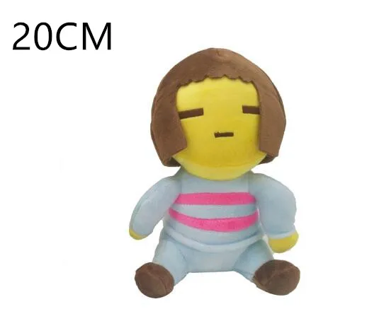Undertale Sans Asriel Toriel Temmie Undyne Мягкая кукла плюшевая игрушка для детей рождественские подарки - Цвет: Frisk