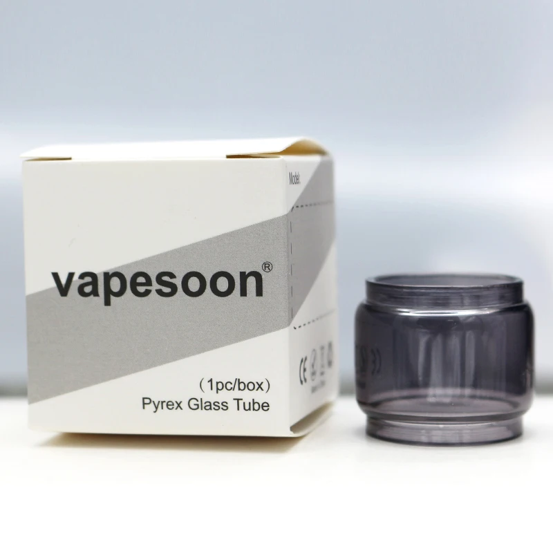 

2pcs Replacement Bulb Pyrex Glass Tube 8ml Capacity for SMOK TFV12 Prince Tank Atomizer for Stick Prince / Mag 225w TC Kit