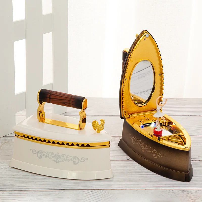 Ностальгическая металлическая музыкальная шкатулка в стиле ретро Детская