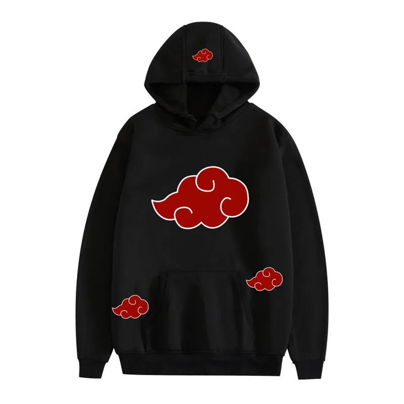 

Akatsuki Cloud Symbols Print Men Hoodies Sweatshirt Japan Anime Streetwear Hoodie Men Women Oversized Sweatshirt Pullover Hoody