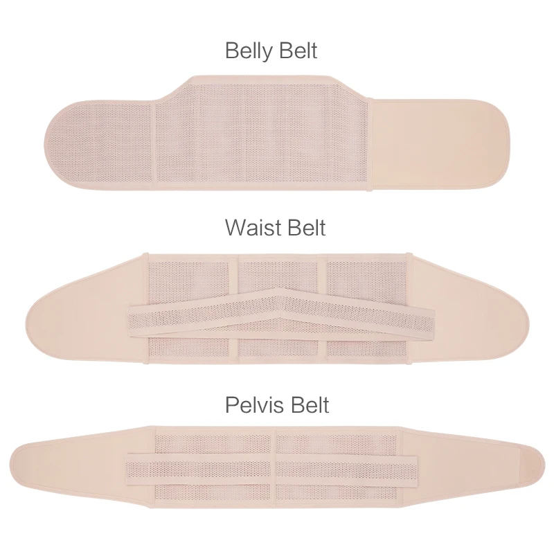 3in1 Postpartum Belt Талия Корсет Пояс Для Похудения Body Shapewear Женщины Dnderbust Талия Cincher Послеродовой Пояс Живота Поддержки Пояс для Материнства для беременных бандаж послеродовой беременным утягивающее белье утяжки для живота - Цвет: 3in1 Postpartum Belt