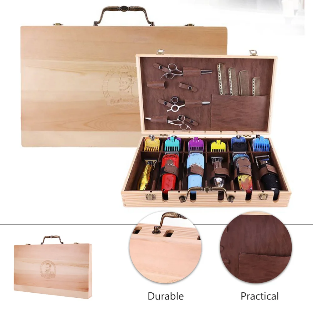 

1pc Hair Scissors Electric Hair Cutter Storage Case Barber Tool Carrying Box