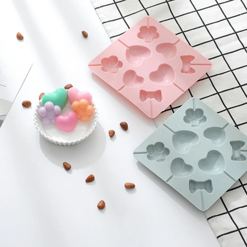 Форма для пищевых леденцов силиконовая форма помадки сделай сам бант цветок