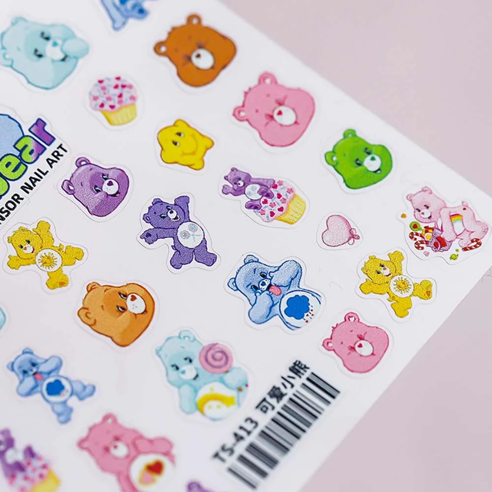 

3D Nail Sticker Cute Bear Designs Nail Art Decorations Stickers Foil Decals Wraps Manicure Accessories Nails Decoration