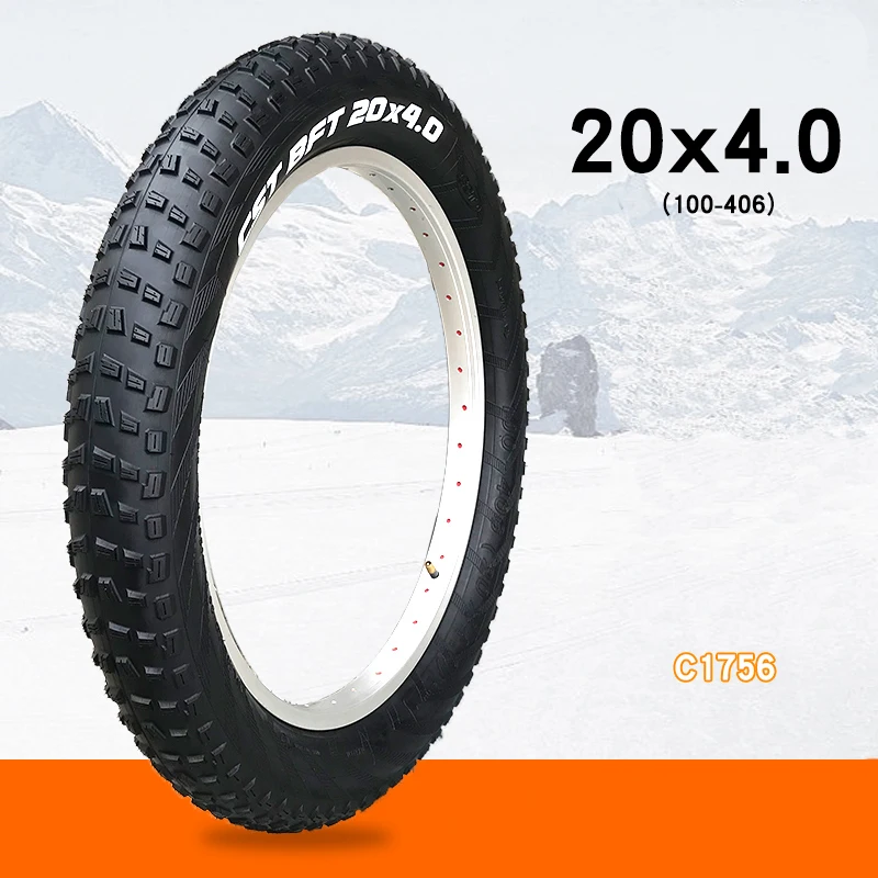 20x4.0 100-406 Folding Electric bike tires bicycle tyre beach electric mountain city fat tyres snow Bike 20 inch 4.0 Ebike | Спорт и