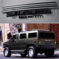 High Quality Black Roof Racks Fit For Hummer H2 2002 2003 2004 2005 2006 2007 2008 200 Top Roof Rack Rail Luggage Aluminum Alloy