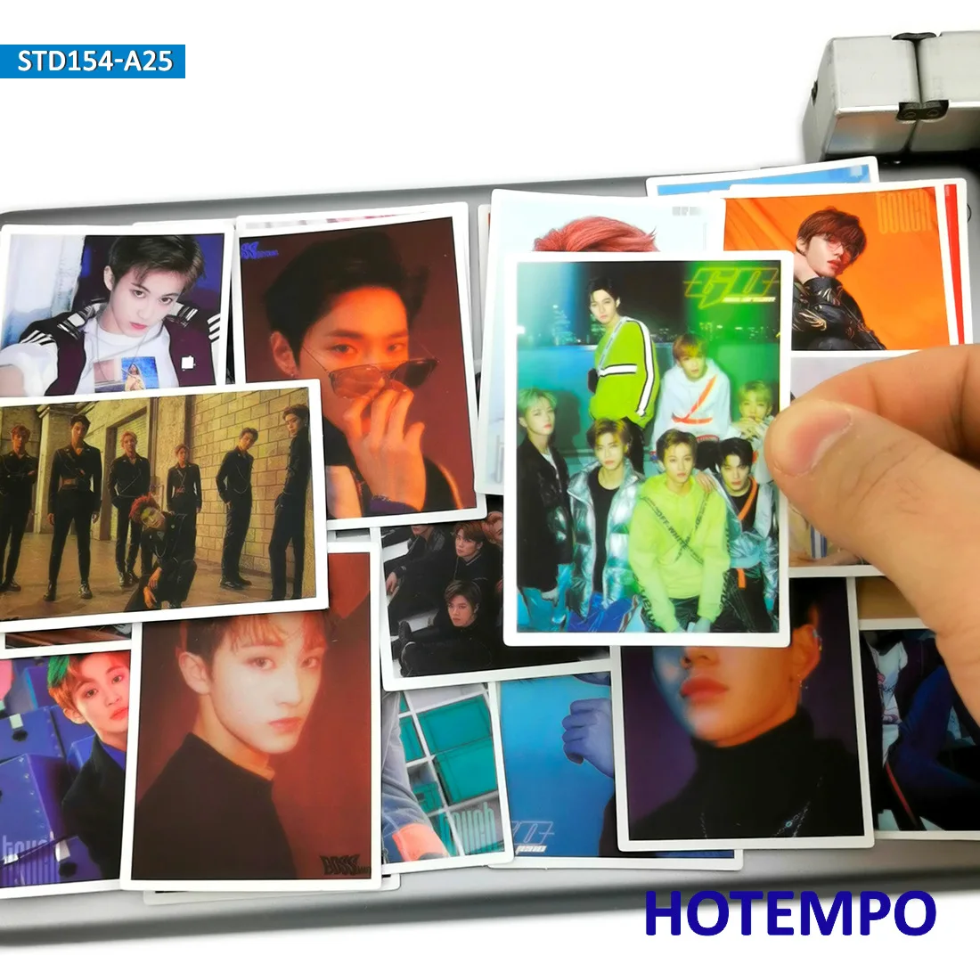 25pcs Korean Boy Men Team Kpop Fashion Style Stickers for Girls Kids: Mobile Phone, Scrapbook, Stationery, Laptop Case Decal Stickers image 4