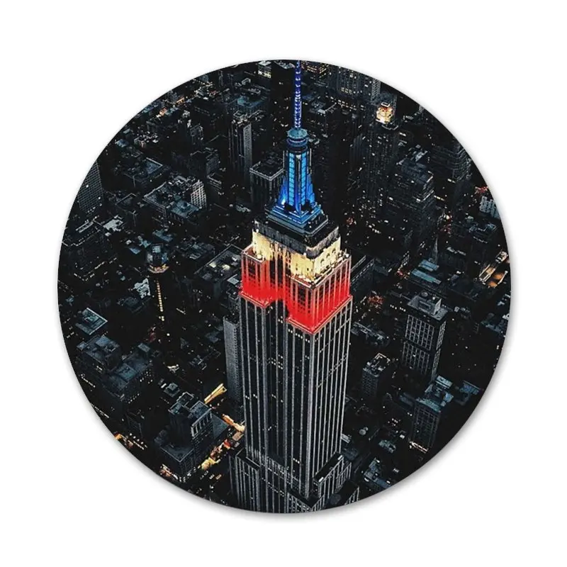 Значки Нью-Йорк значки металлические для украшения одежды и рюкзака 58 мм | Дом сад