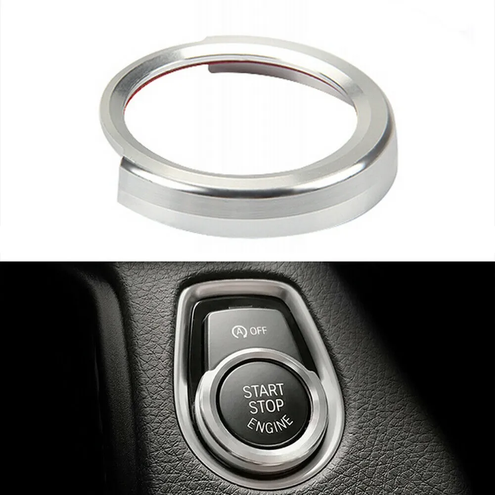 

A Car Start Button Decoration Cover Ring Fit For BMW 16-21 X1 High-quality Car One-click Start Decoration Ring