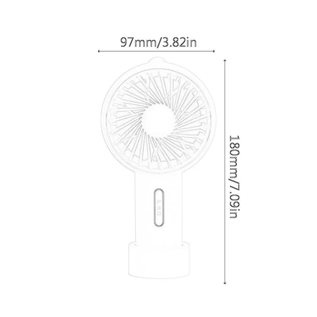 

F20 Handheld Travel USB Desk Fan Electric Desktop Fan Cooling Fan Cooler Plastic Air Conditioning Fan Conditioner