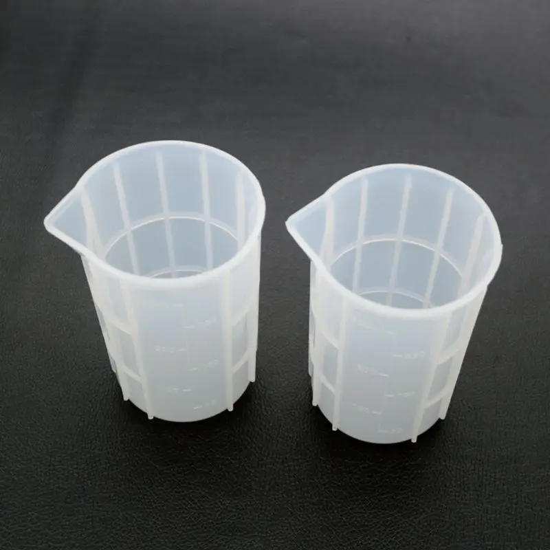 

350ML Flexible Silicone Large Measuring Cup Mixing Cups Cook Bakers Resin Mold Casting Jewelry Tools