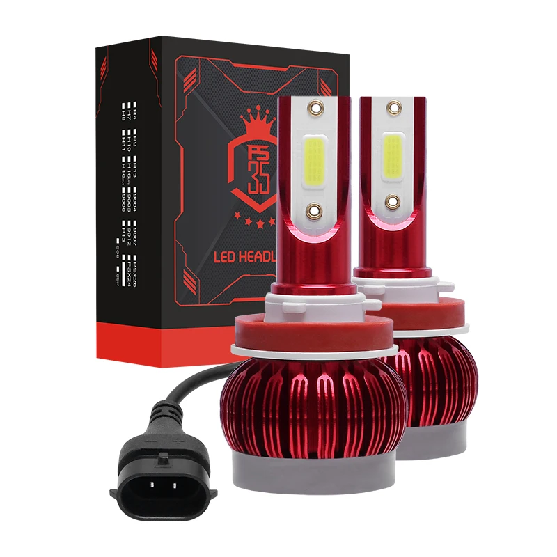 Светодиодный мини-лампочка PAMPSEE H7 H1 H8 H9 H4 светодиодный H11 9005 HB3 9006 HB4 головной