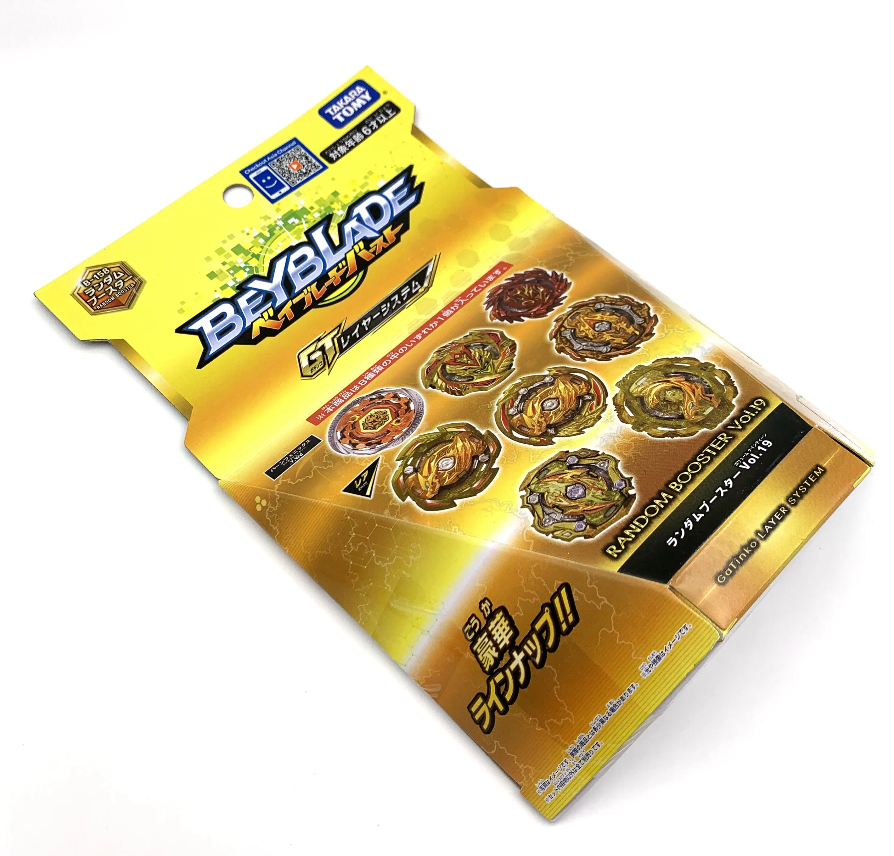 

100% Original Takara Tomy bayblade Burst GT B-158 8 random bags of exploding gyros Boy toys collection toys beyblade b158
