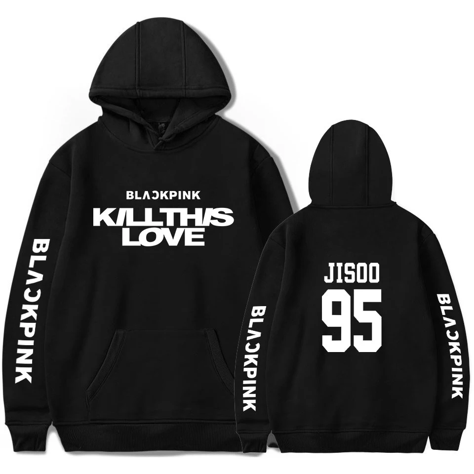 

BP kpop Oversized hoodies sweatshirts women/men KILL THIS LOVE Hoodie sweatshirt korean hit hop black pink Clothes
