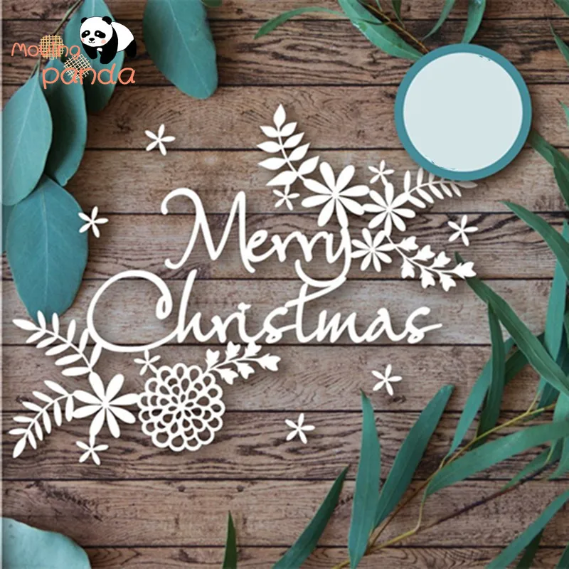 Рождественская сосна металлические Вырубные штампы для скрапбукинга вырезанные