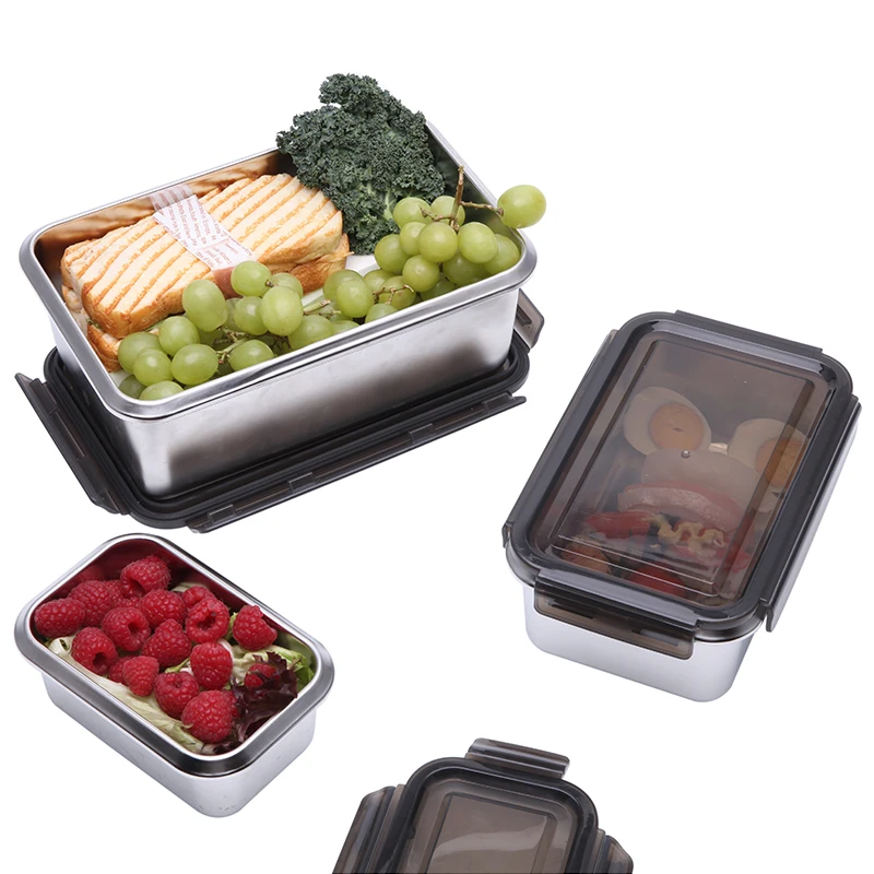 3 шт. большая коробка для хранения фруктов овощей контейнер еды Ланч бенто 316