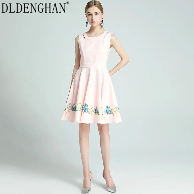 

DLDENGHAN Fashion Stripe Print Long Sleeve Short jacket + Mini Dresses Two-Piece Sets Women's Designer Spring New