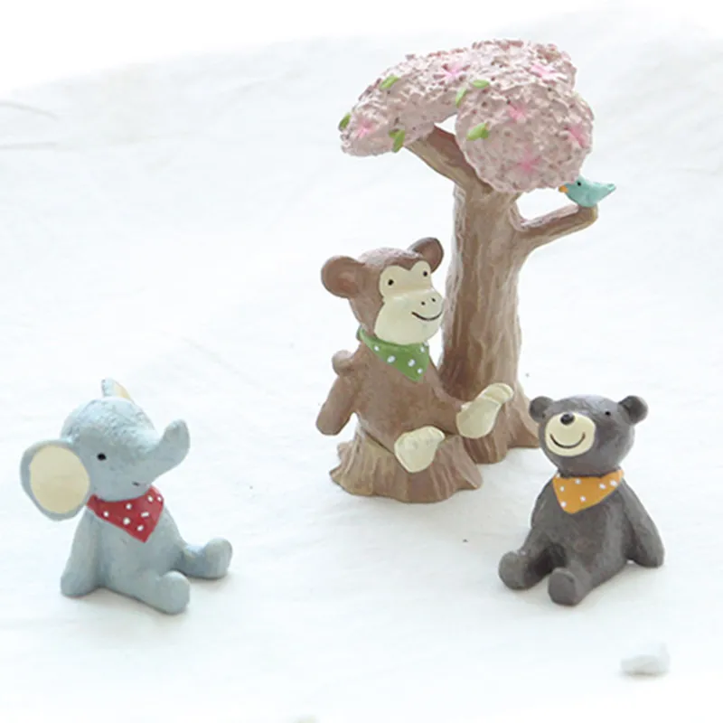 JO LIFE креативное украшение из смолы реквизит для микропейзажа маленькие животные