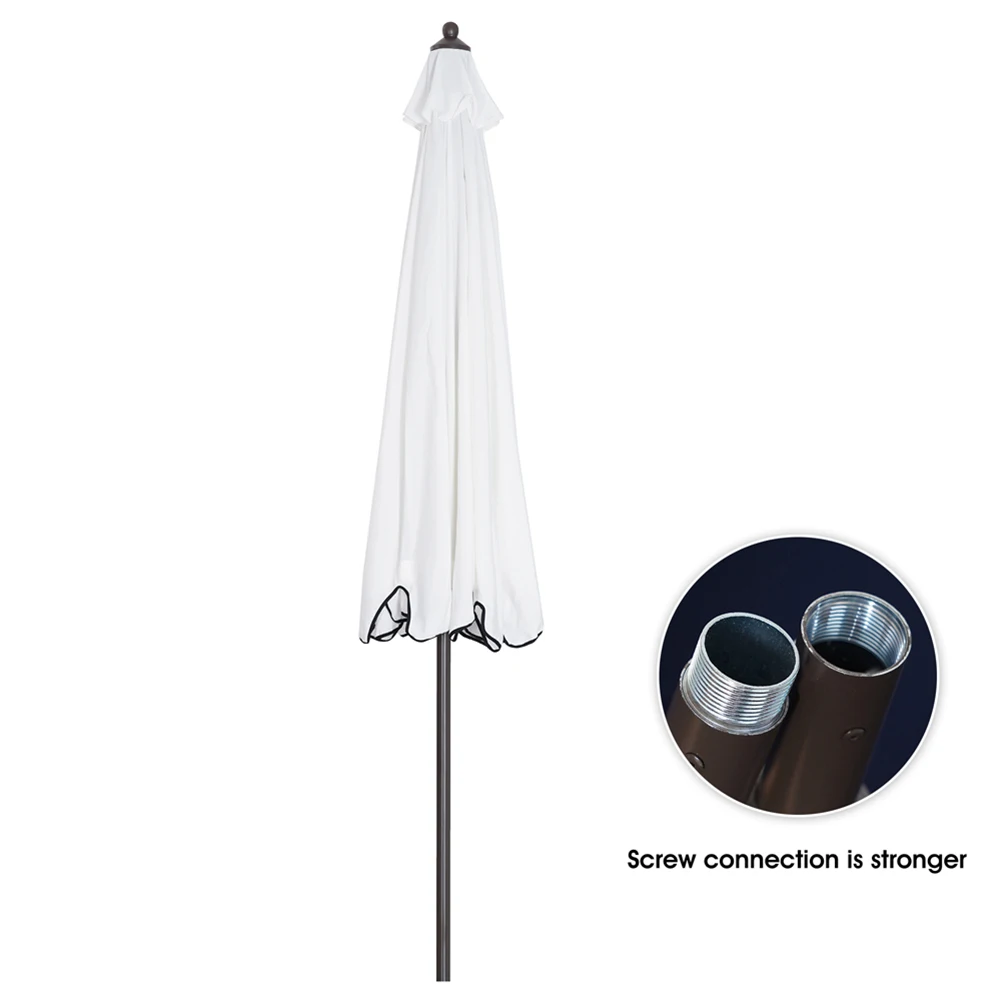 

9-Feet Outdoor Beach Camping Fishing Umbrella Fold Sun Protection Anti UV Sunshade Umbrella Waterproof Awning Rain Umbrella
