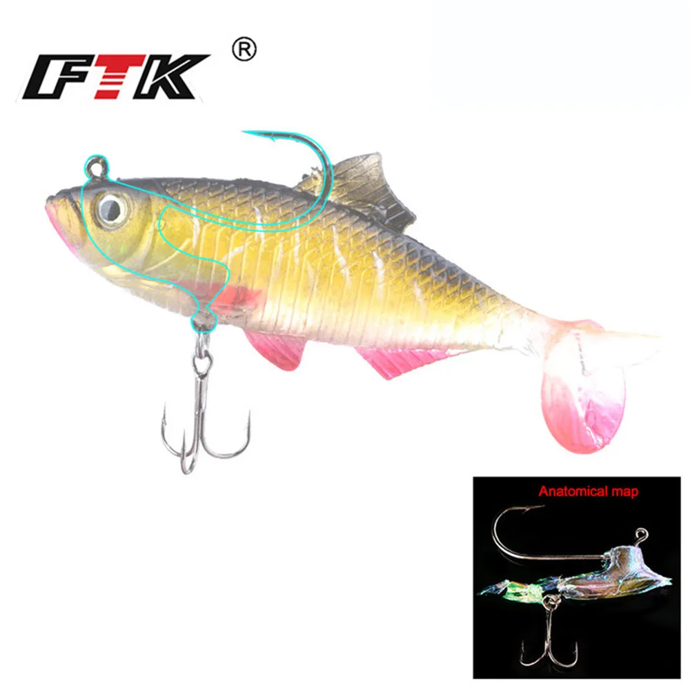 Мягкие приманки из ПВХ 1 шт. свинца рыболовные 7 см/8 0 г 12 см/32 свимбейт воблеры