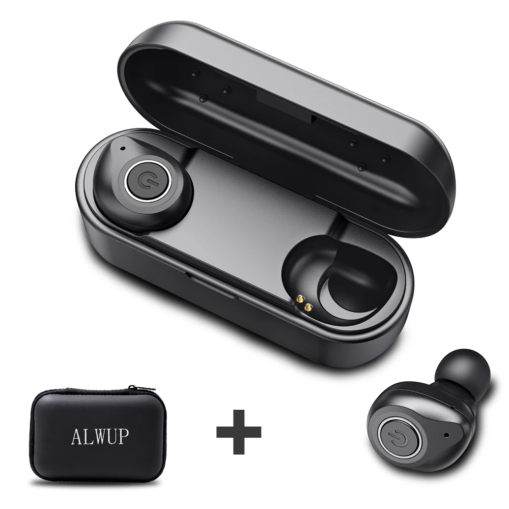 UP6s with Box TWS Bluetooth 5,0, Bluetooth наушники, беспроводные наушники, настоящая Беспроводная стерео гарнитура, 3D HIFI спортивные наушники для телефона с микрофоном - Цвет: UP6s with Box