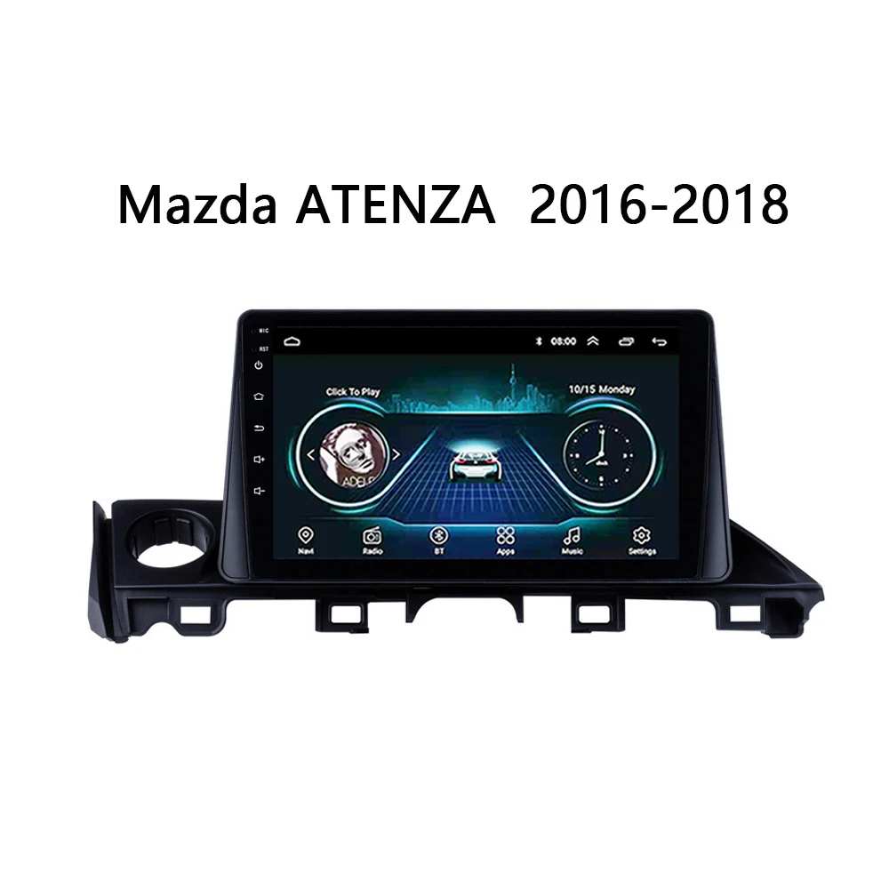 Android 8 1 9 &quotАвтомобильный Радио мультимедийный плеер для 2017 Mazda ATENZA 2.5D экран с