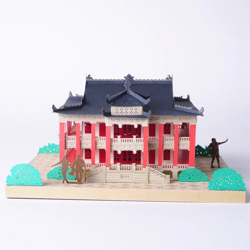 3D головоломка бумажная модель здания игрушка Великая мировая культура Китай