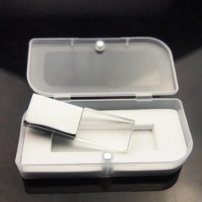 Usb флеш накопитель со стеклянным кристаллом светодиодный светильник 4 ГБ 8 16 32 USB