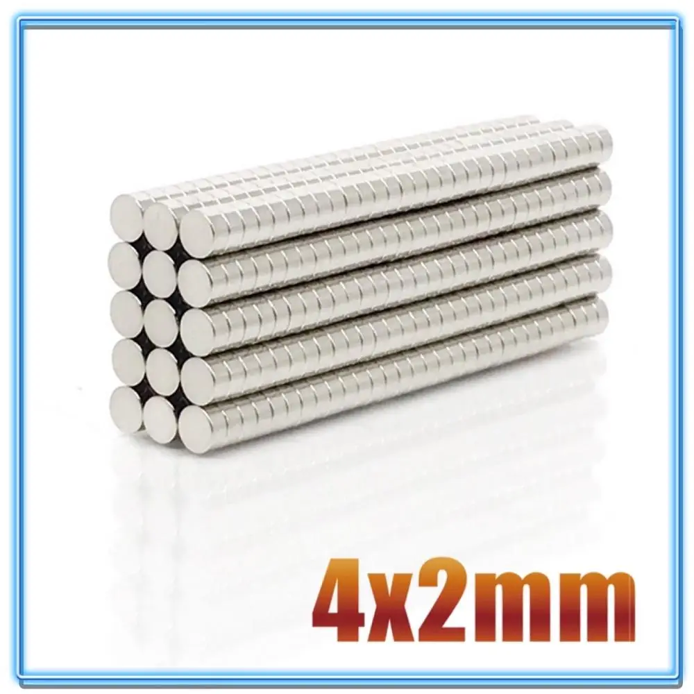 100 ~ 500 шт N35 Круглый магнит 4x1 5 4x2 4x3 4x10 неодимовый постоянный NdFeB супер сильные