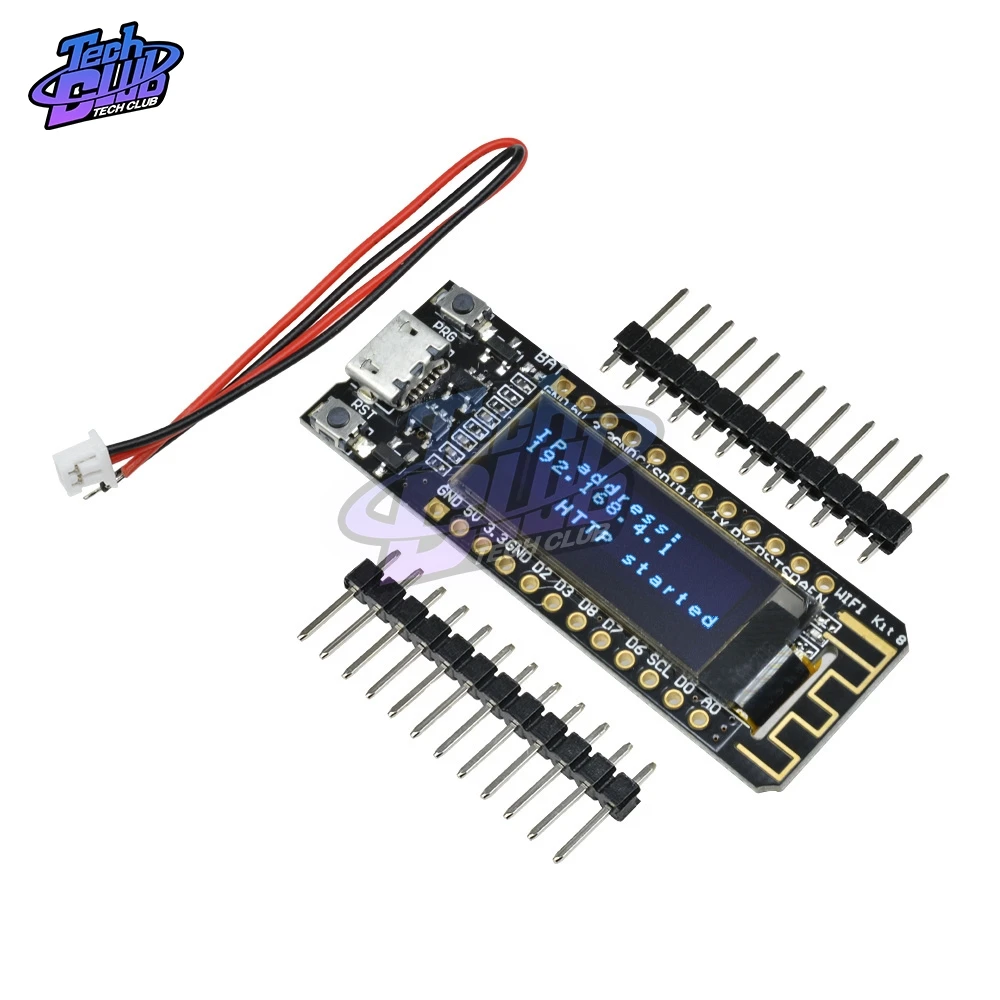 3.3V 5V 0.91 inch OLED Display ESP8266 CP2104 Wireless WiFi Development Board Module Micro USB DIY Kit for Arduino NodeMCU | Инструменты