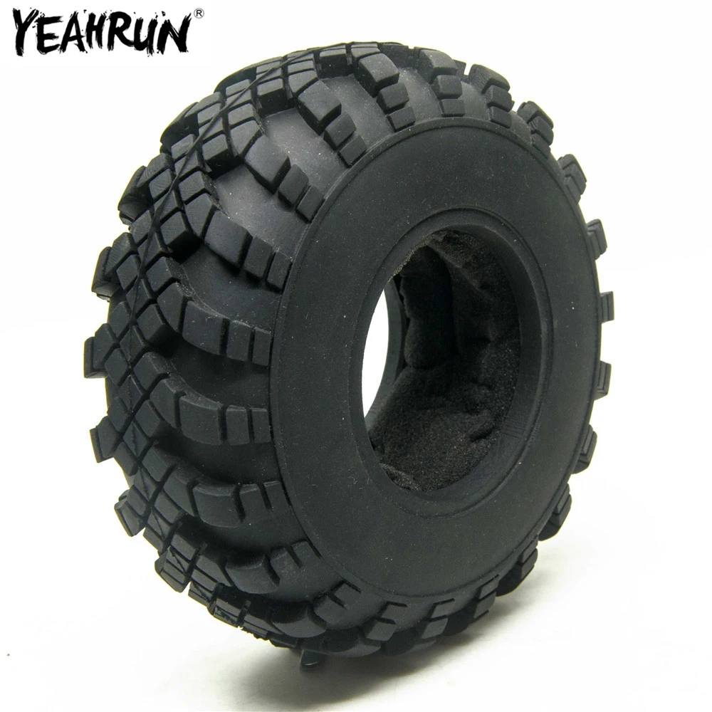 

YEAHRUN Rubber Tyre 2.2 inch Wheel Tires 130*40mm For 1/10 RC Rock Crawler Traxxas TRX4 Axial SCX10 90046 Wraith 90018 D90