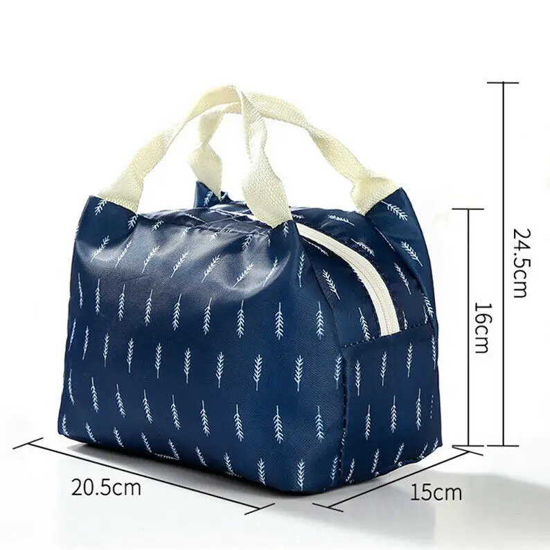 Портативный Ланч-бокс с изображением кактуса Оксфорд Термосумка для еды пикника