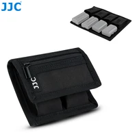 jjc camera battery storage case pouch holder for sony np fw50 np fz100 np fw50 fz100 canon lp e6 lp e6 e8 e10 aaa 18650 cr2032