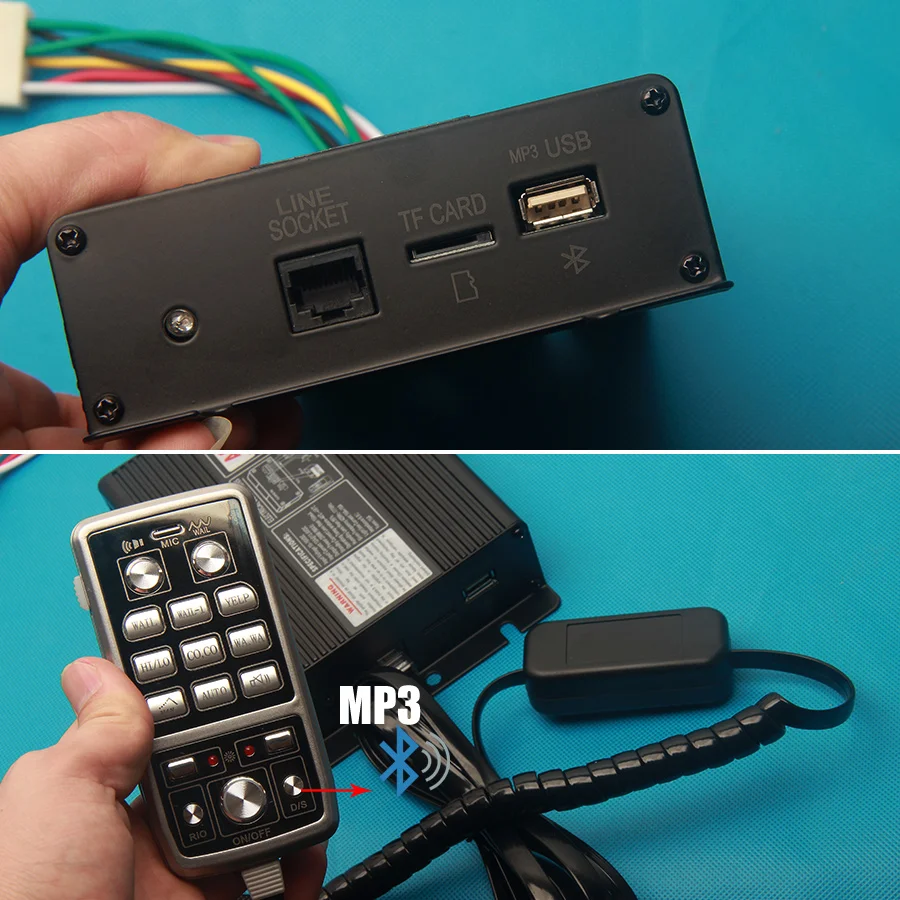 Старая сигнализация MP3 Bluetooth 18 тонов полицейская сирена громкий динамик