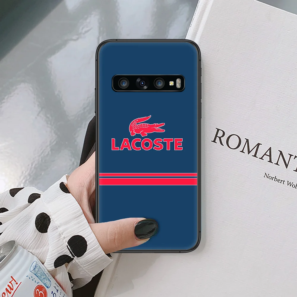 

LACOETE Fashion Brand Crocodile Phone Case For Samsung Galaxy Note S 8 9 10 20 Plus E Lite Uitra black Etui Tpu Prime Luxury