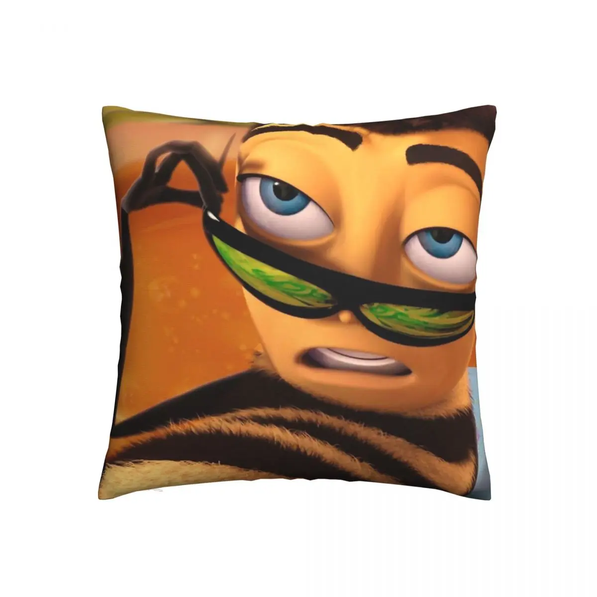 Квадратный чехол для подушки Barry Benson Is HOT AF Наволочка на подушку декоративная