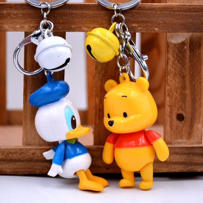 Детский брелок для ключей с мультяшным героем Диснея Микки Маусом подвеска сумки