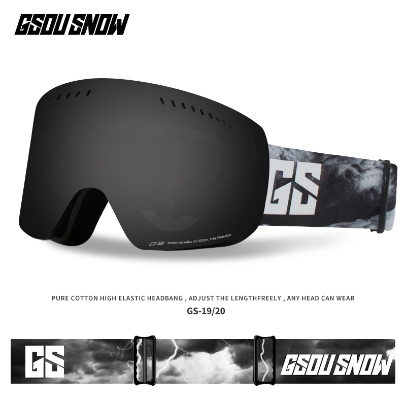 GS wintersport лыжные очки противотуманные лыжи сноубордические снегод и Сноубординг