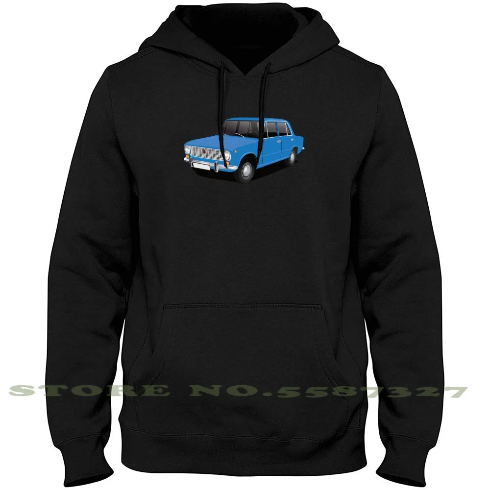 

Vaz - 2101 - Lada 1200 - Blue Streetwear Sport Hoodie Sweatshirt Lada 1200 Vaz 2101 Zhiguli Soviet Union Russia Soviet Russia