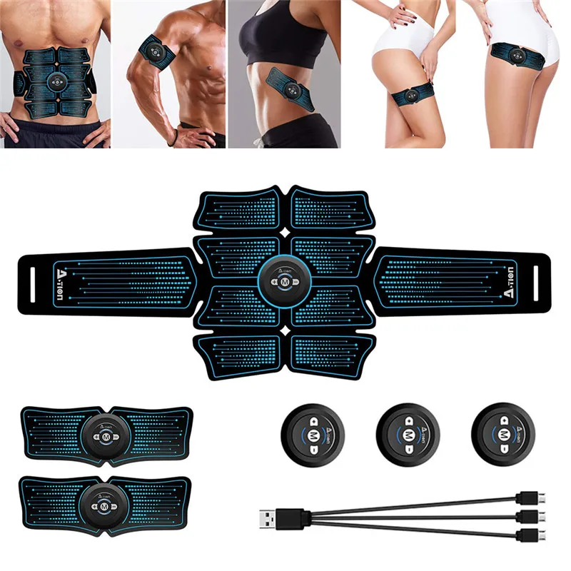 Беспроводной умный фитнес тренировочный пояс для похудения|Товары похудения| |