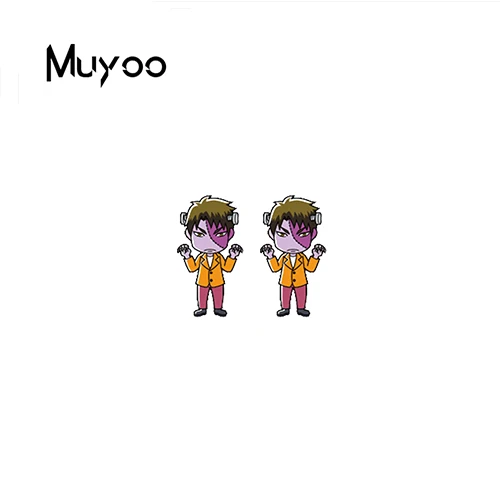 New Haikyuu Halloween Cosplay Epoxy Acrylic Earring Volley Ball Boys Characters Resin Earrings | Украшения и аксессуары