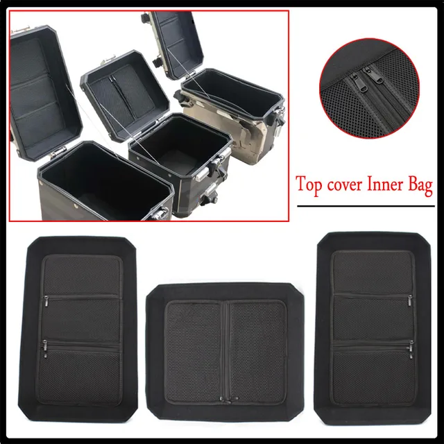 For bmw r1200gs lc adventure r1250gs luggage box inner container for bmw gs 1200 gs lc f800gs f700gs top side case cover bag