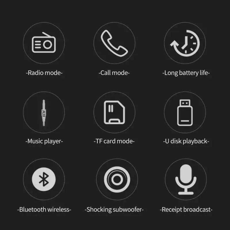Уличная Bluetooth-колонка портативная басовая стерео Беспроводная колонка