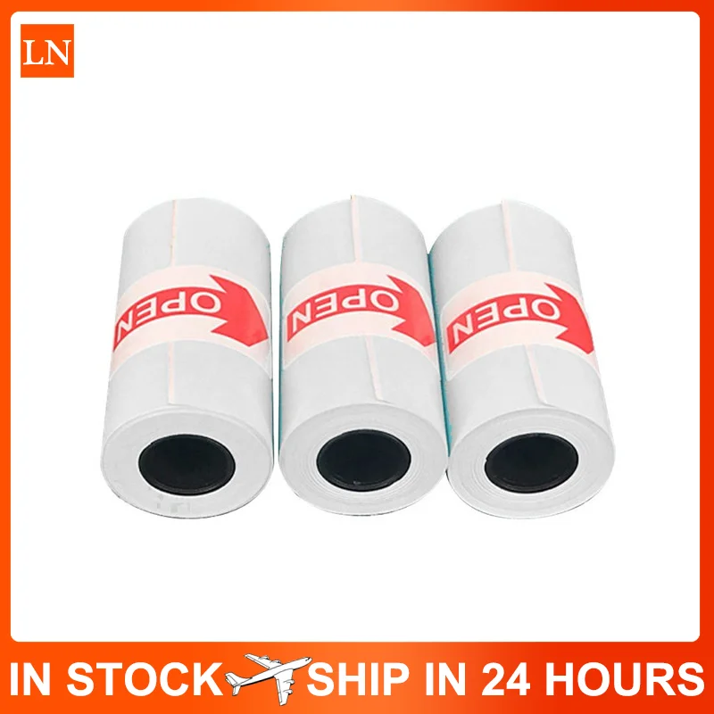 

3 шт., термобумага, 3 шт., белая, 57x3, 0 мм