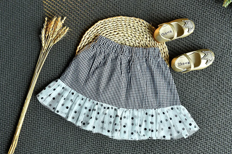 

Baby Girls Clothing Sets Summer Fashion Plaid Short Sleeve Shirt Skirt 2 PCS Children Clothesf Suits For Girl