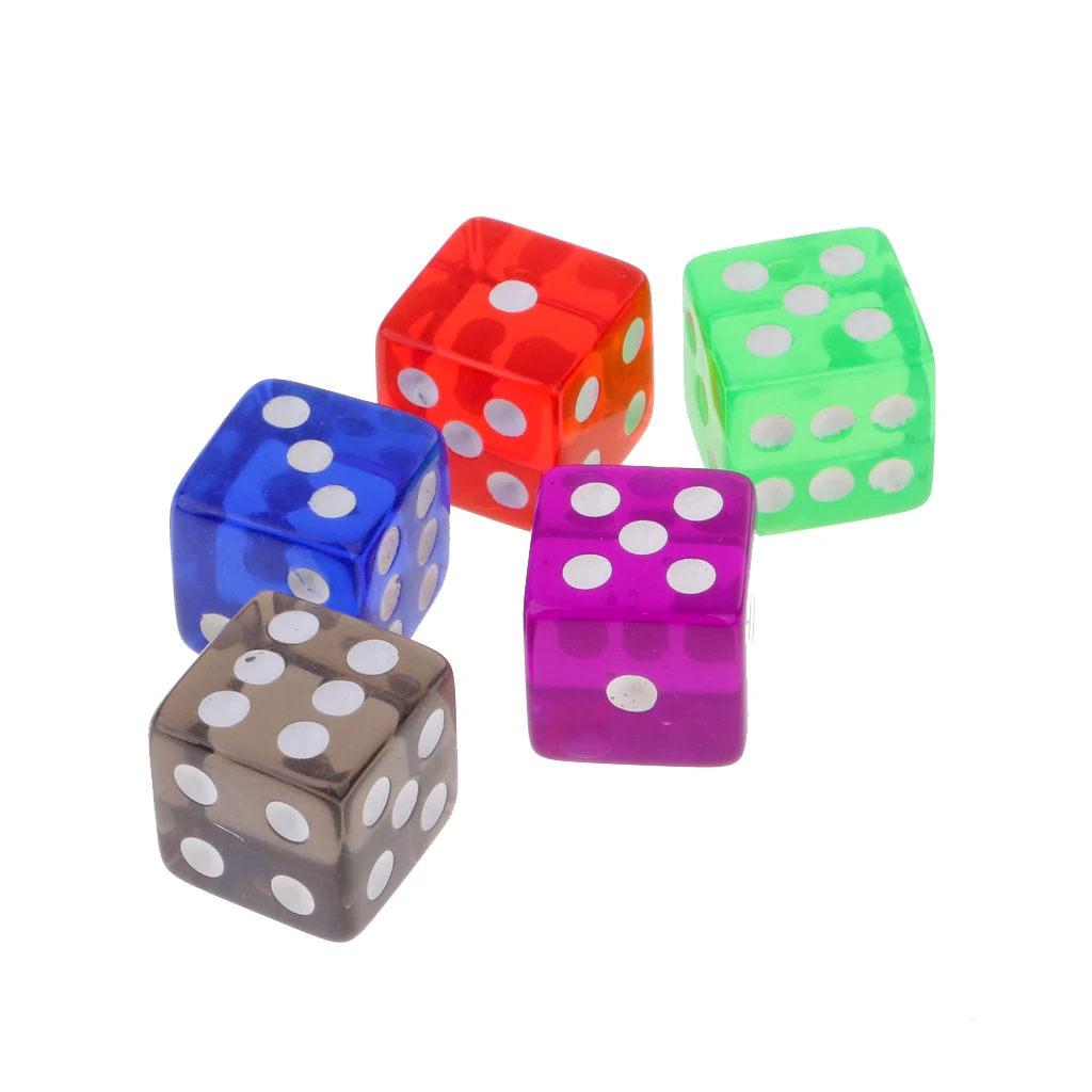 50 штук D6 игральные кости 16 мм Die Six Sided w/ Bag для MTG PRG TRPG настольные игры игрушки |