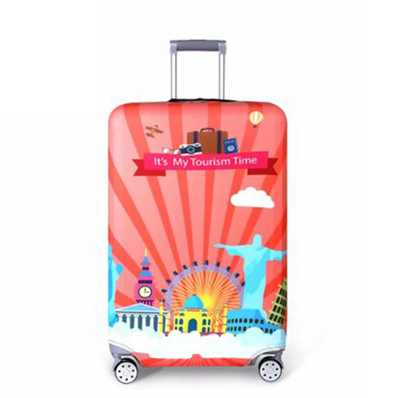 

Thicker Travel Suitcase Protective Cover Luggage Case Travel Accessories Elastic Luggage Dust Cover Apply To 18''-32'' Suitcase