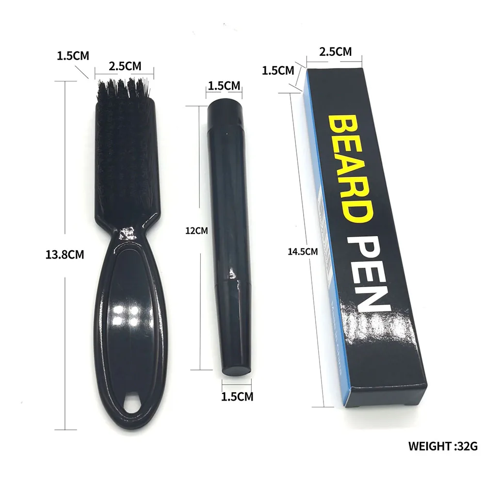 

1PC Beard refill quick camouflage hair grower waterproof long-lasting natural finish beard beard eyebrow seamless application