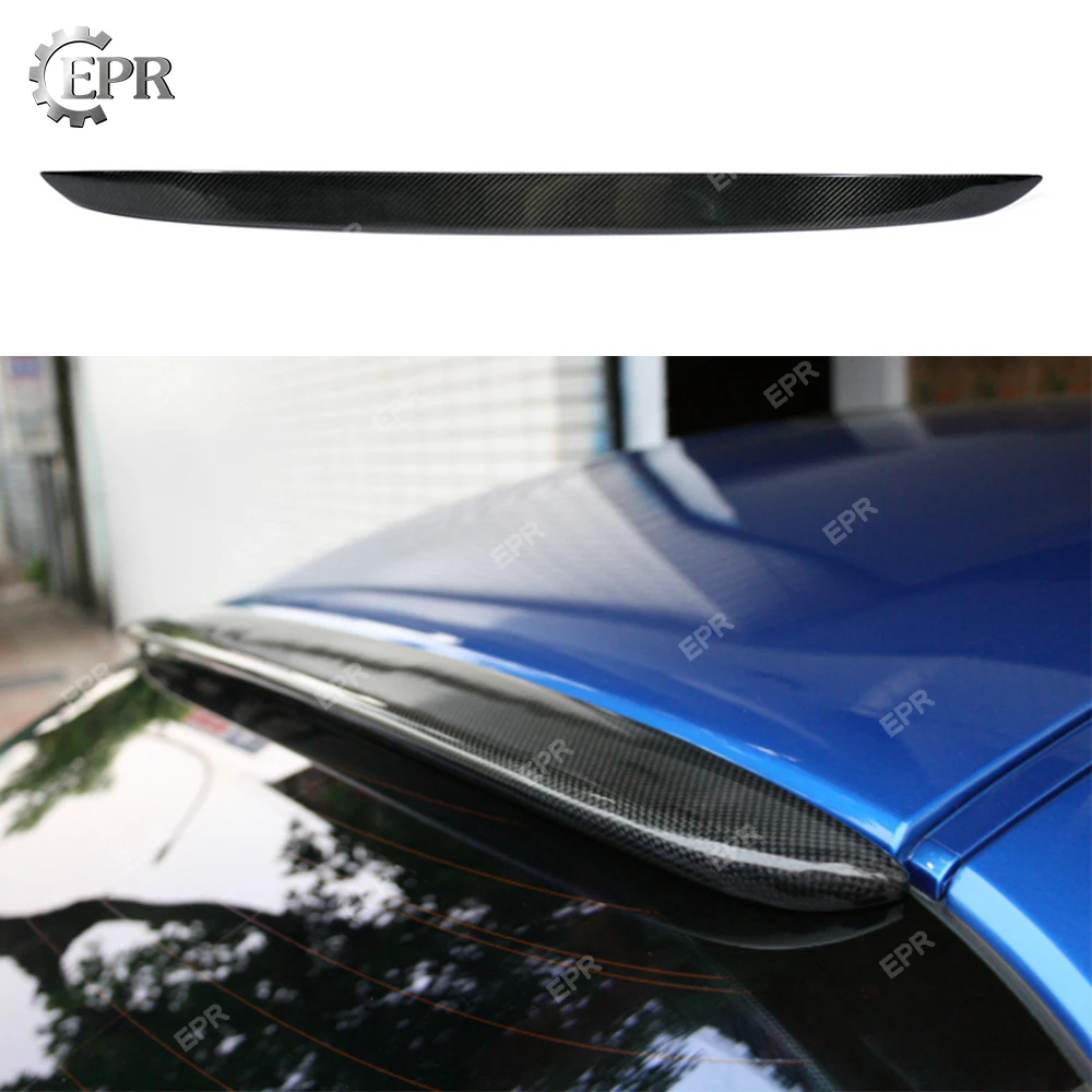 

For Mazda RX8 Rear Spoiler Lip (All Model) Carbon Fiber Window Lip Rear Roof Spoiler Wing Add on Tuning Part Body Kit