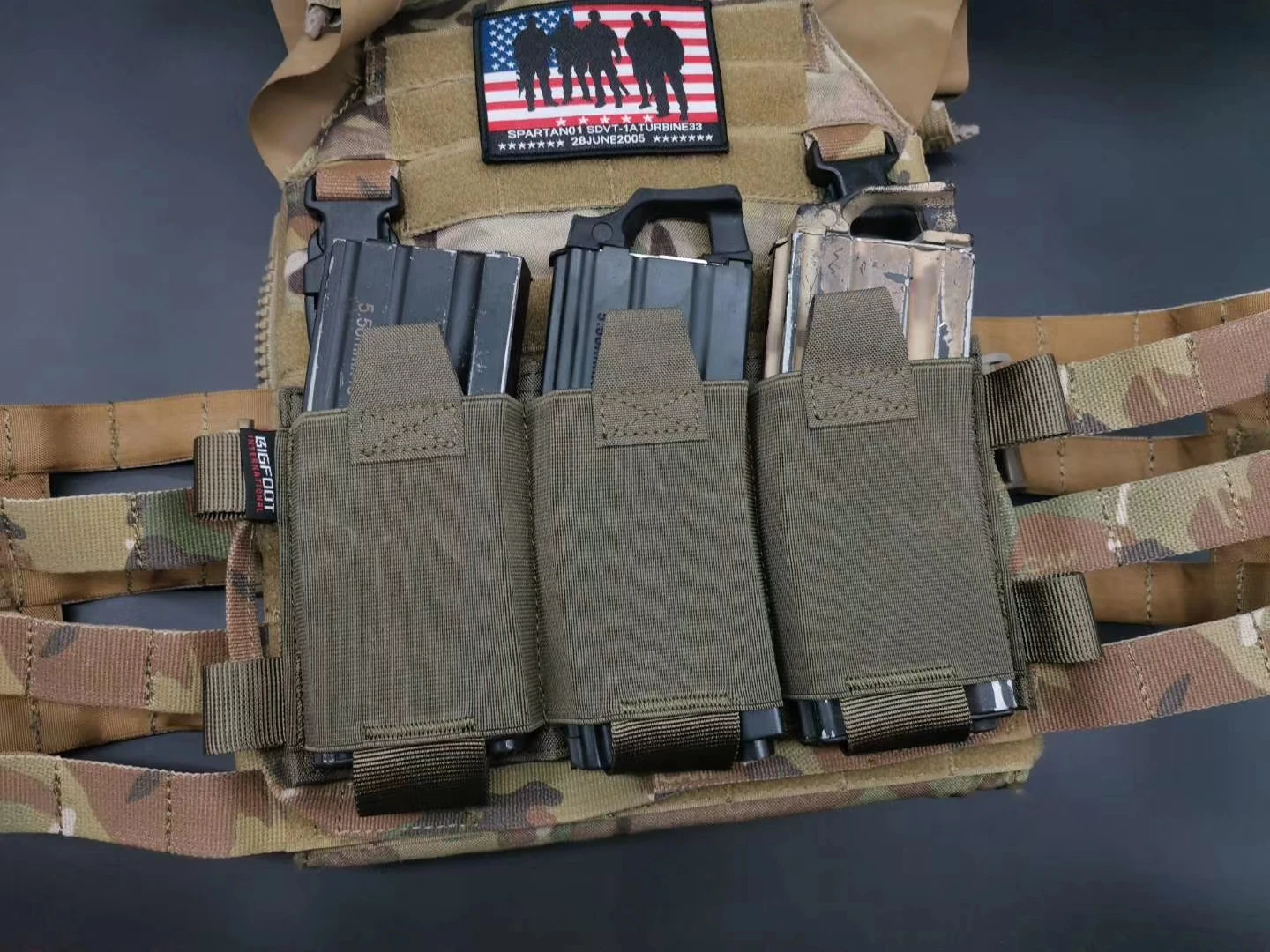 

Bifoot Triple Mag Pouch 556 762 Mag Pouch Plate Carrier Accessories for GTPC JPC